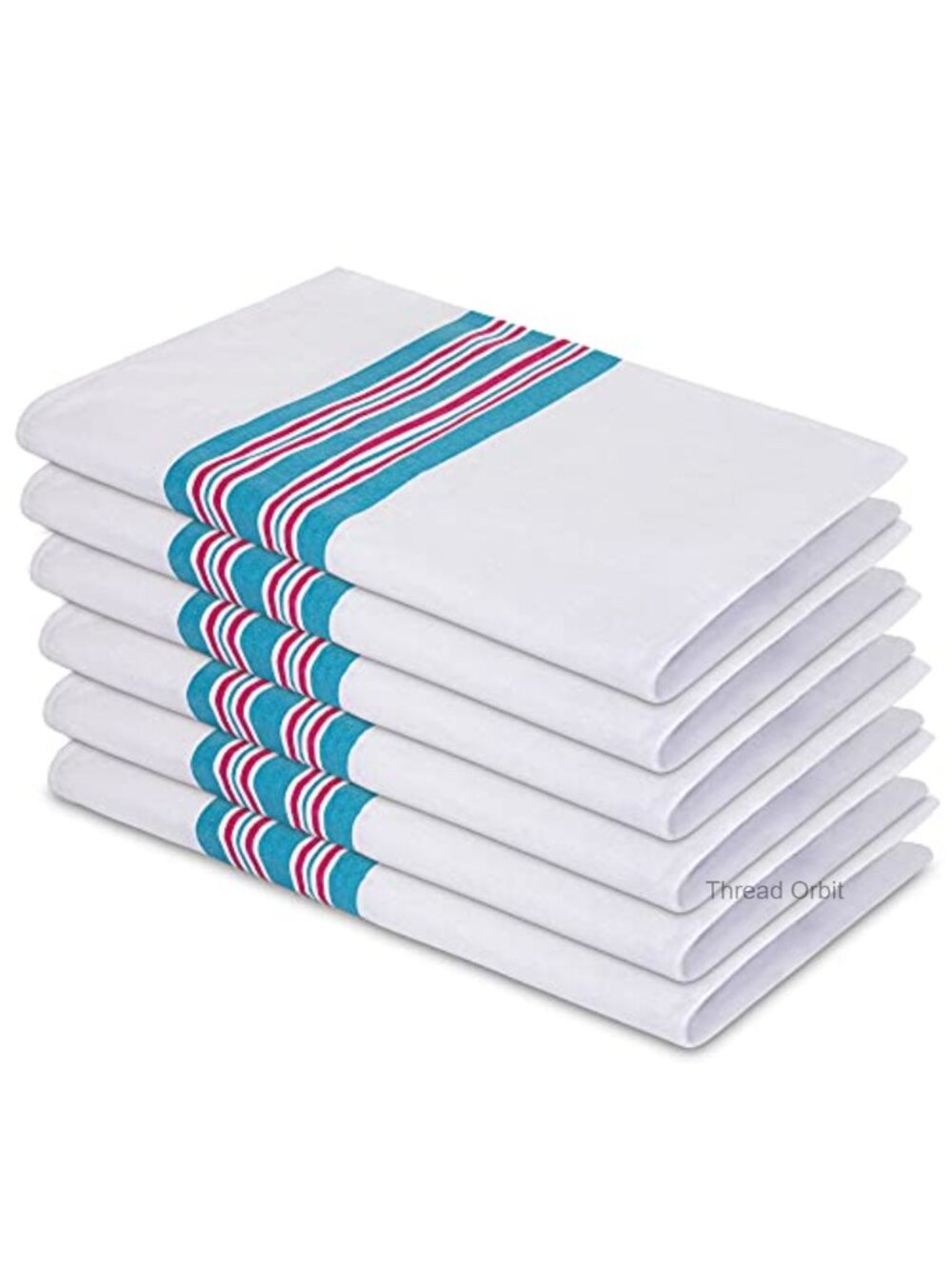 100% Cotton Flannel Receiving Blankets 6 Pack Swaddling Striped